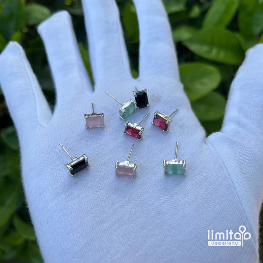 Zircon 4 Earring Pieces IIMITA-E04012