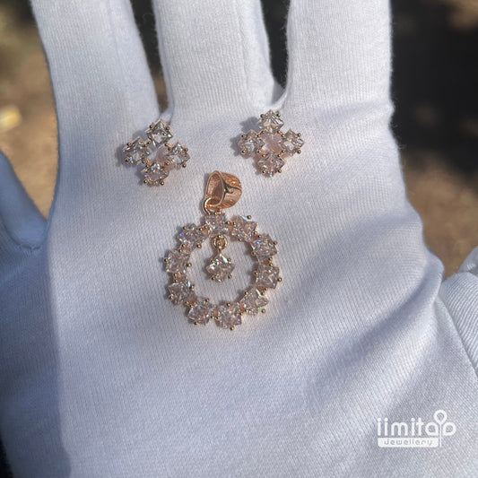 Zircon Pendant Earring IIMITA-PE9