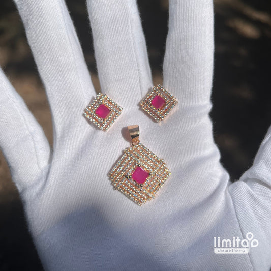 Zircon Pendant Earring IIMITA-PE10