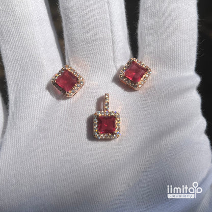 Zircon Pendant Earring IIMITA-PE12