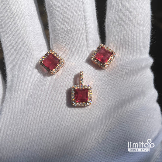 Zircon Pendant Earring IIMITA-PE12