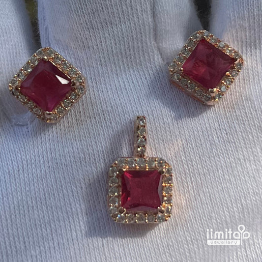 Zircon Pendant Earring IIMITA-PE12