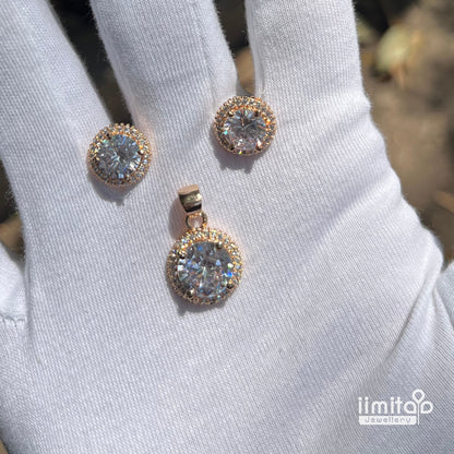 Zircon Pendant Earring IIMITA-PE4