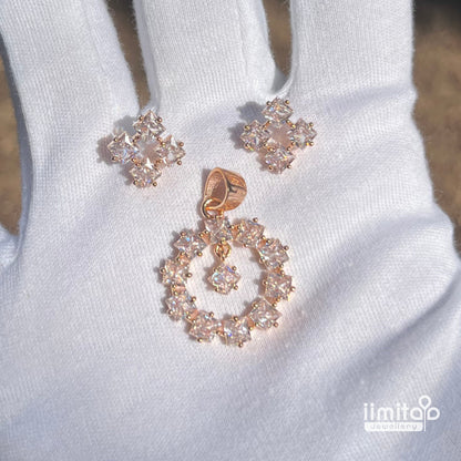 Zircon Pendant Earring IIMITA-PE9