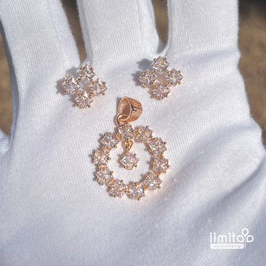 Zircon Pendant Earring IIMITA-PE9