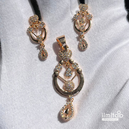 Zircon Pendant Earring IIMITA-PE3