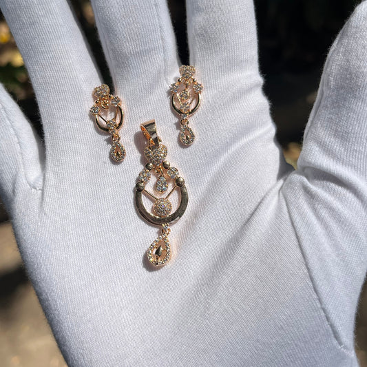 Zircon Pendant Earring IIMITA-PE3