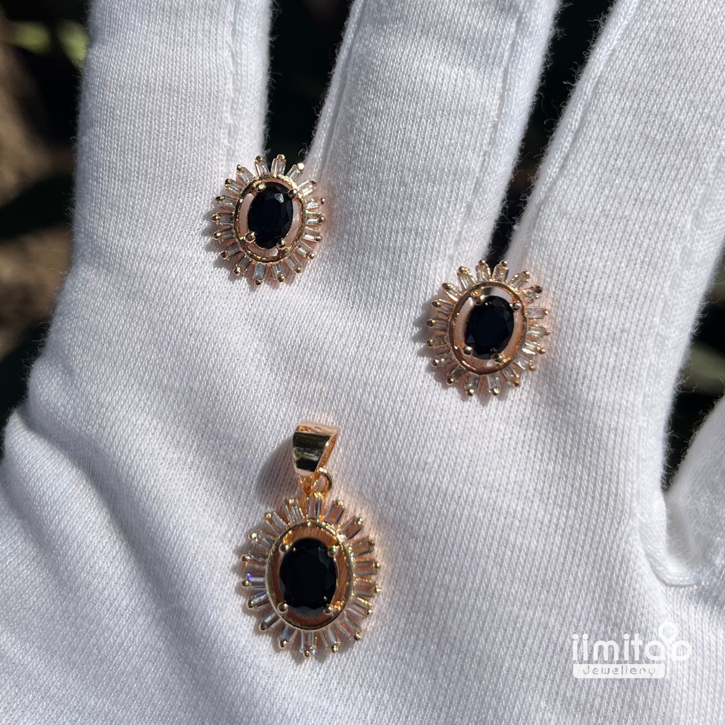 Zircon Pendant Earring IIMITA-PE8