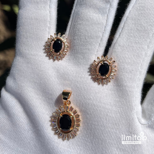 Zircon Pendant Earring IIMITA-PE8