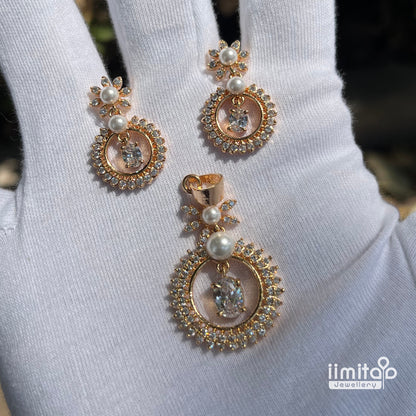 Zircon Pendant Earring IIMITA-PE5