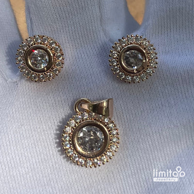 Zircon Pendant Earring IIMITA-PE11