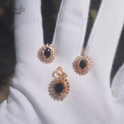 Zircon Pendant Earring IIMITA-PE8