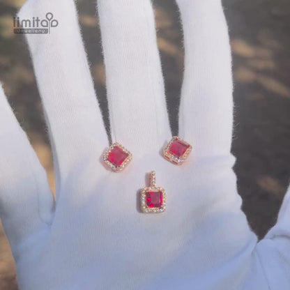 Zircon Pendant Earring IIMITA-PE12