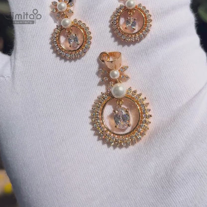 Zircon Pendant Earring IIMITA-PE5