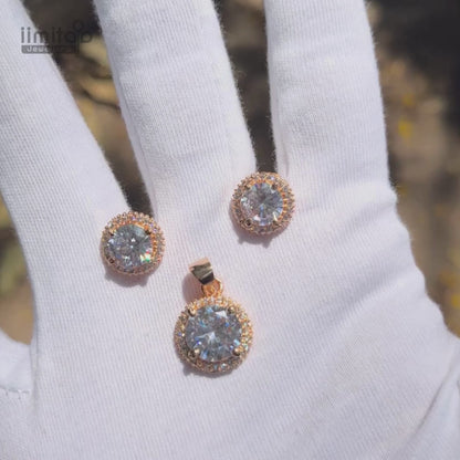 Zircon Pendant Earring IIMITA-PE4