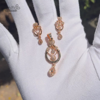 Zircon Pendant Earring IIMITA-PE3