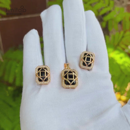 Zircon Pendant Earring IIMITA-PE1