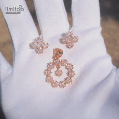 Zircon Pendant Earring IIMITA-PE9